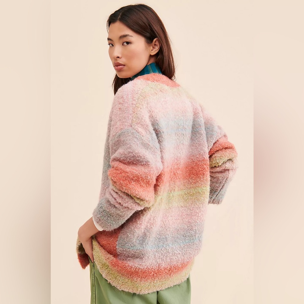 ❤️ Free People Ombré Spaced Dye Button Cardigan | Size M/L | NWOT - Picture 5 of 12